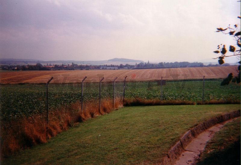 Südliche Grundstücksecke mit Blick auf Lüdersen. Dieses Foto entstand ebenfalls in der aktiven Betriebszeit der GSVBw 21.