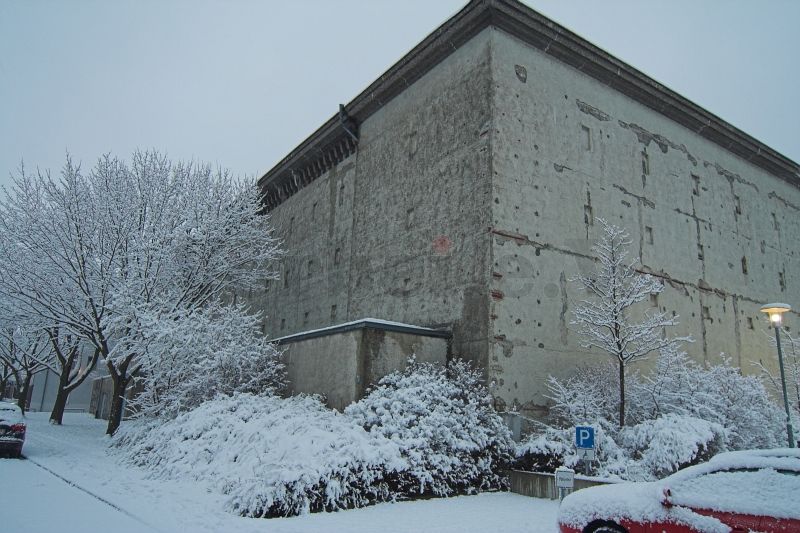 Der Museumsbunker Hannover in Winterstimmung…