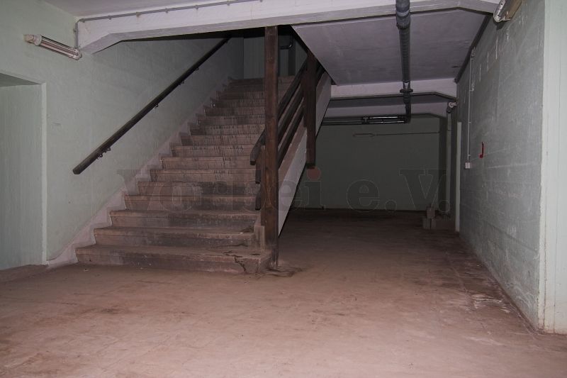 Der Treppenbereich im Untergeschoss.