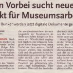 Verein Vorbei sucht neues Projekt für Museumsarbeit - Im Lüderser Bunker werden jetzt digitale Dokumente gesichert.