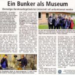 Ein Bunker als Museum - Ehemaliges Bundeswehrgelände bei Unterstedt soll umfunktioniert werden.
