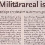 Früheres Militärareal ist verkauft - Firma für Informationstechnologie erwirbt altes Bundeswehrgelände - Nutzung unklar.