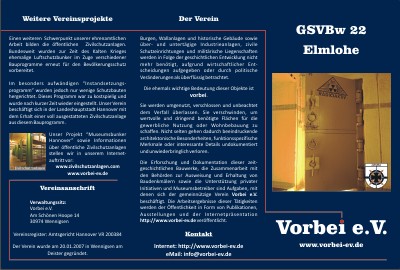 Informationsfaltblatt “GSVBw 22”.