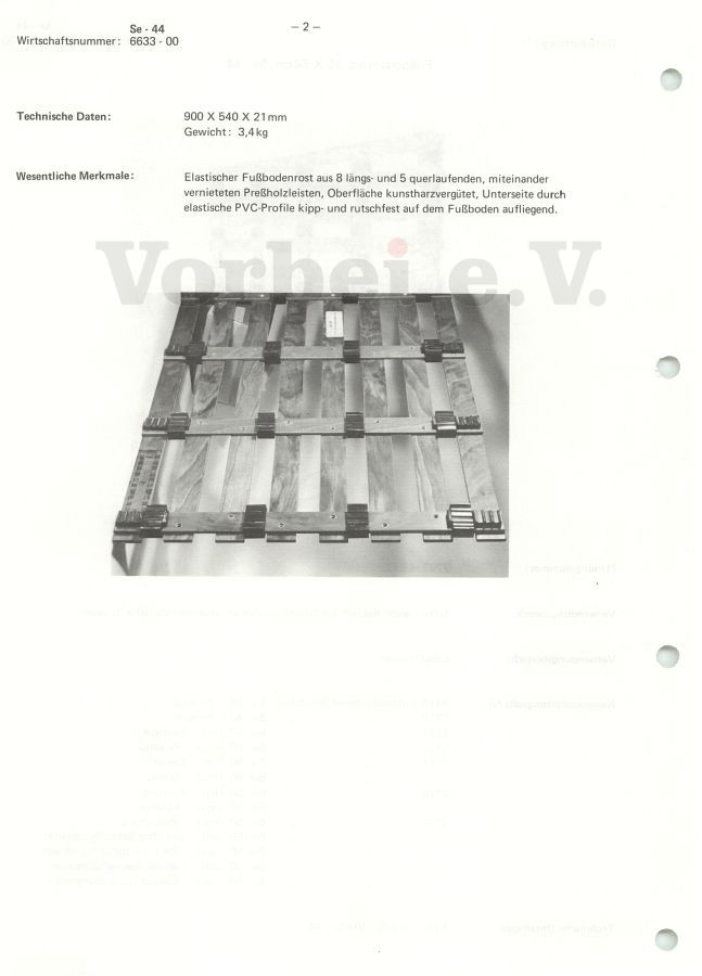 Katalogabschnitt Selbstschutz-Möblierungsgerät - Se-Gerät - Schutzraum - Se-Einzelteile - Bunker