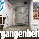 Das Foto zeigt den Zeitungsartikel Die Tür zur Vergangenheit - über den Museumsbunker Hannover