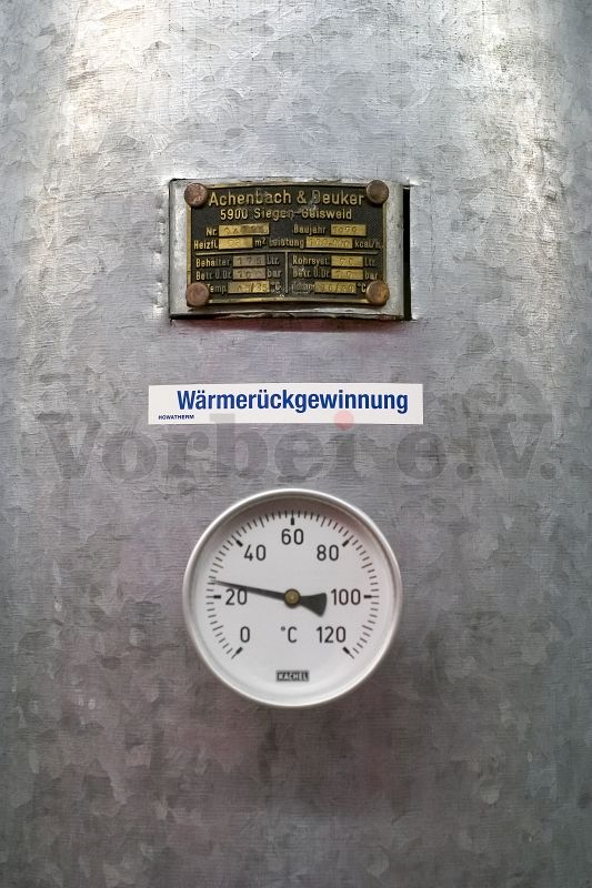 Wärmerückgewinnungsanlage im Raum 20 in der GSVBw 47 Niederbrombach.