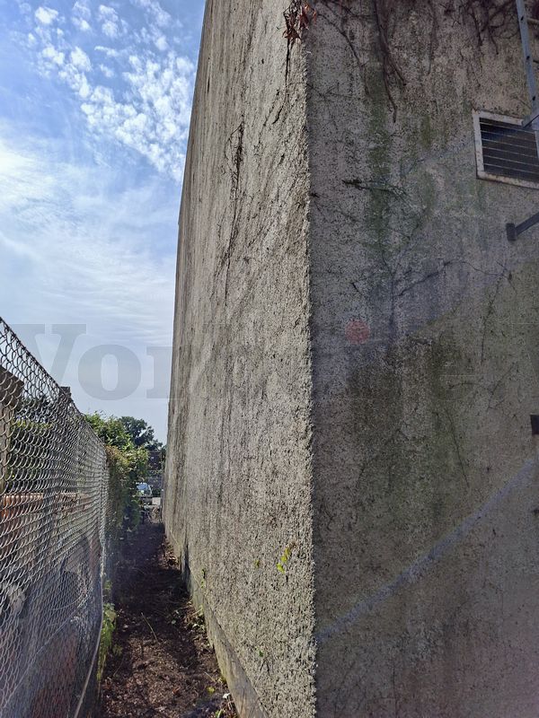 Der Filteranbau ist nach dem Abschluss der aufwändigen Arbeiten vollständig freigelegt. Die Zu- und Abluftöffnungen werden nicht mehr vom dichten Bewuchs verdeckt, so dass die Belüftungsanlage nicht mehr in ihrer Funktion beeinträchtigt wird. Der Filteranbau ist nach dem Abschluss der aufwändigen Arbeiten vollständig freigelegt. Die Zu- und Abluftöffnungen werden nicht mehr vom dichten Bewuchs verdeckt, so dass die Belüftungsanlage nicht mehr in ihrer Funktion beeinträchtigt wird.